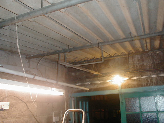 Cleared Out Roof One Of The Flo Tube Will Be Put On The Far